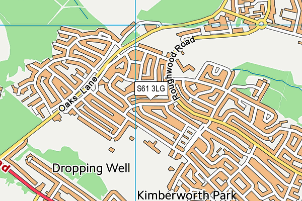 S61 3LG map - OS VectorMap District (Ordnance Survey) S61 3LG map - OS VectorMap District (Ordnance Survey)