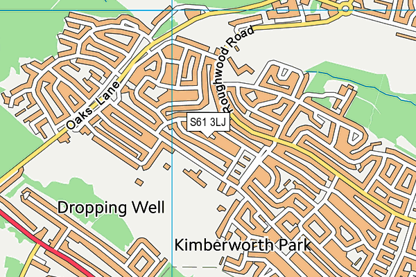 S61 3LJ map - OS VectorMap District (Ordnance Survey) S61 3LJ map - OS VectorMap District (Ordnance Survey)