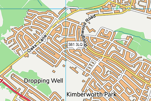 S61 3LQ map - OS VectorMap District (Ordnance Survey) S61 3LQ map - OS VectorMap District (Ordnance Survey)