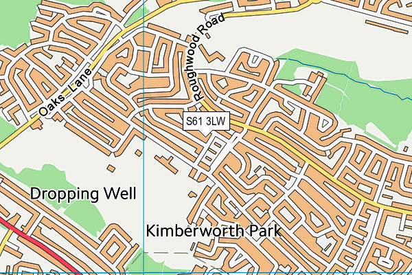 S61 3LW map - OS VectorMap District (Ordnance Survey) S61 3LW map - OS VectorMap District (Ordnance Survey)