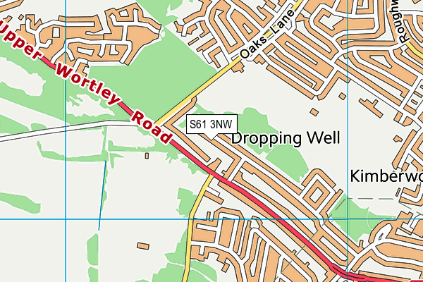 S61 3NW map - OS VectorMap District (Ordnance Survey) S61 3NW map - OS VectorMap District (Ordnance Survey)
