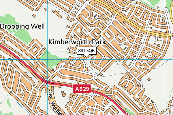S61 3QB map - OS VectorMap District (Ordnance Survey) S61 3QB map - OS VectorMap District (Ordnance Survey)