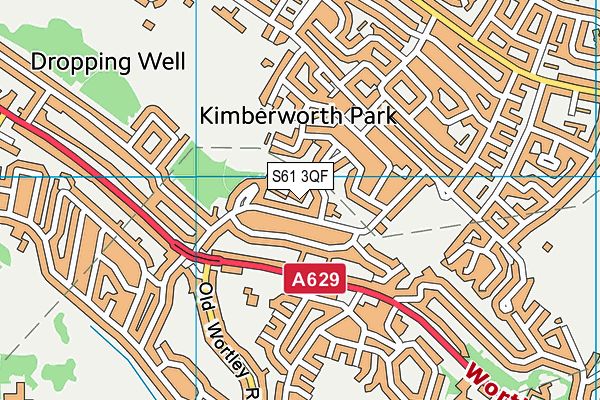 S61 3QF map - OS VectorMap District (Ordnance Survey) S61 3QF map - OS VectorMap District (Ordnance Survey)