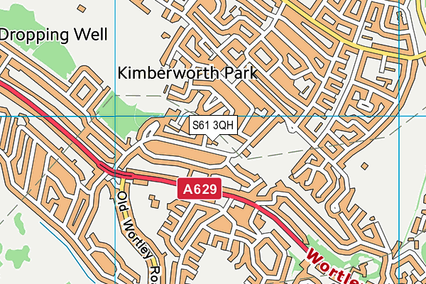 S61 3QH map - OS VectorMap District (Ordnance Survey) S61 3QH map - OS VectorMap District (Ordnance Survey)