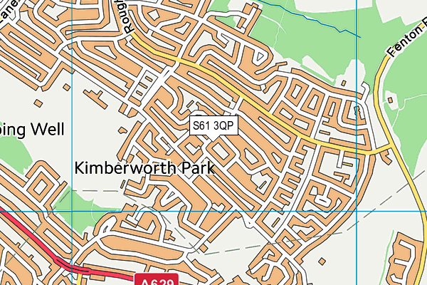 S61 3QP map - OS VectorMap District (Ordnance Survey) S61 3QP map - OS VectorMap District (Ordnance Survey)
