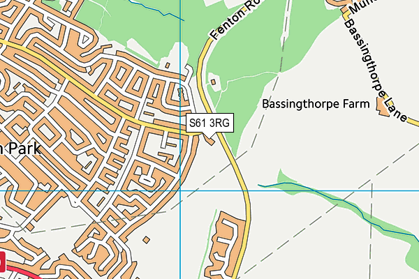 S61 3RG map - OS VectorMap District (Ordnance Survey) S61 3RG map - OS VectorMap District (Ordnance Survey)