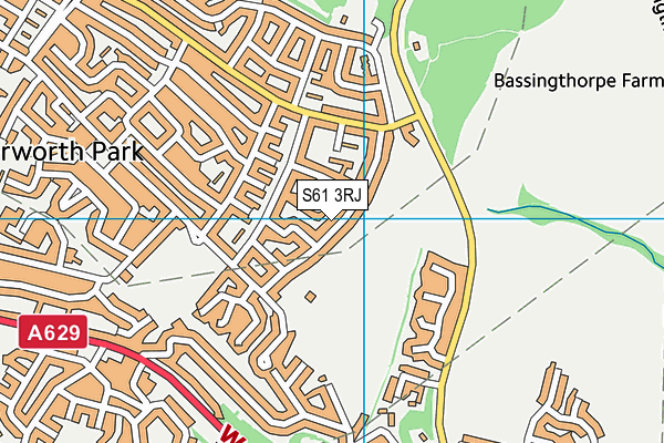 S61 3RJ map - OS VectorMap District (Ordnance Survey) S61 3RJ map - OS VectorMap District (Ordnance Survey)