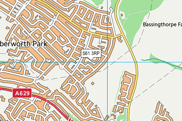 S61 3RP map - OS VectorMap District (Ordnance Survey) S61 3RP map - OS VectorMap District (Ordnance Survey)