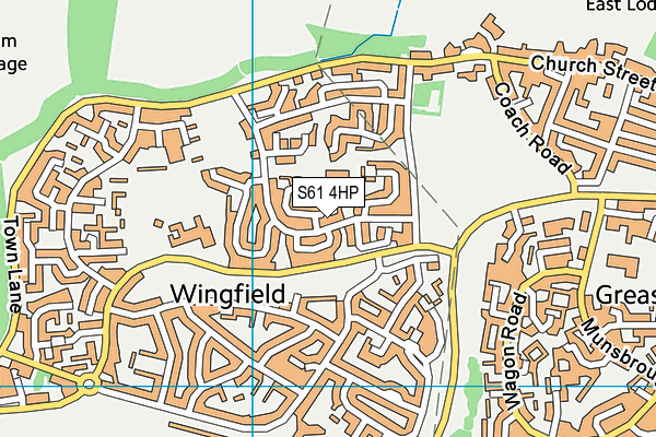 S61 4HP map - OS VectorMap District (Ordnance Survey) S61 4HP map - OS VectorMap District (Ordnance Survey)