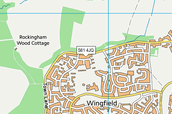 S61 4JQ map - OS VectorMap District (Ordnance Survey) S61 4JQ map - OS VectorMap District (Ordnance Survey)