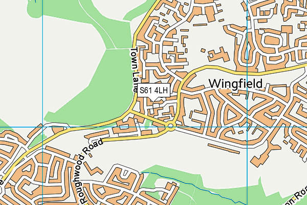 S61 4LH map - OS VectorMap District (Ordnance Survey) S61 4LH map - OS VectorMap District (Ordnance Survey)