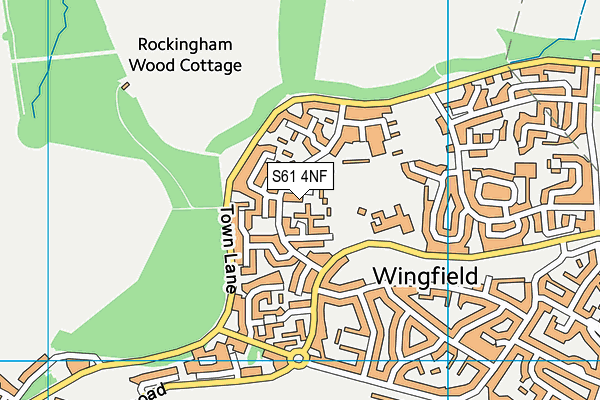 S61 4NF map - OS VectorMap District (Ordnance Survey) S61 4NF map - OS VectorMap District (Ordnance Survey)