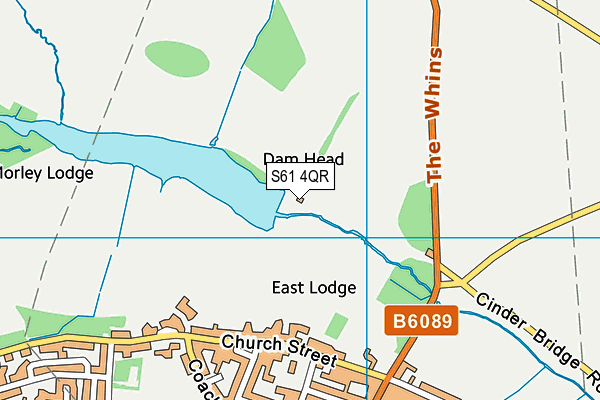 S61 4QR map - OS VectorMap District (Ordnance Survey) S61 4QR map - OS VectorMap District (Ordnance Survey)