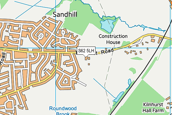 S62 5LH map - OS VectorMap District (Ordnance Survey) S62 5LH map - OS VectorMap District (Ordnance Survey)