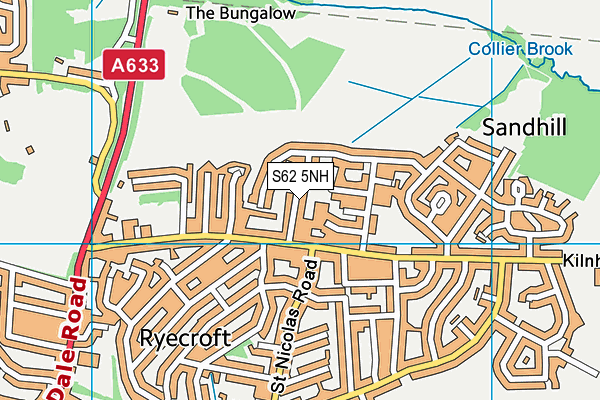S62 5NH map - OS VectorMap District (Ordnance Survey) S62 5NH map - OS VectorMap District (Ordnance Survey)