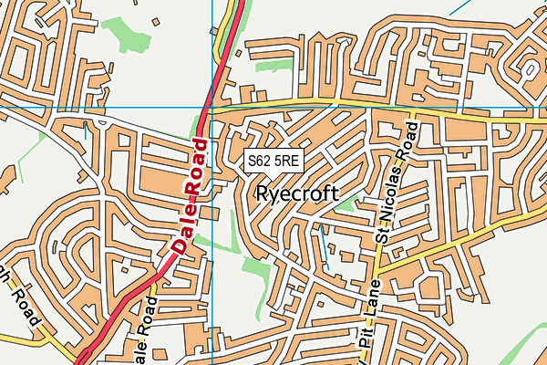 S62 5RE map - OS VectorMap District (Ordnance Survey) S62 5RE map - OS VectorMap District (Ordnance Survey)