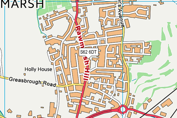S62 6DT map - OS VectorMap District (Ordnance Survey) S62 6DT map - OS VectorMap District (Ordnance Survey)