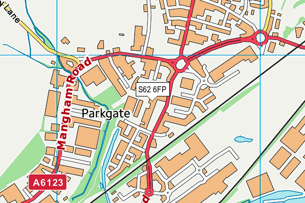 S62 6FP map - OS VectorMap District (Ordnance Survey) S62 6FP map - OS VectorMap District (Ordnance Survey)