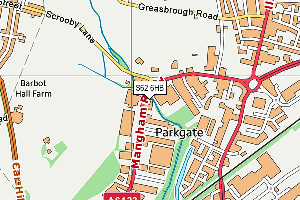 S62 6HB map - OS VectorMap District (Ordnance Survey) S62 6HB map - OS VectorMap District (Ordnance Survey)