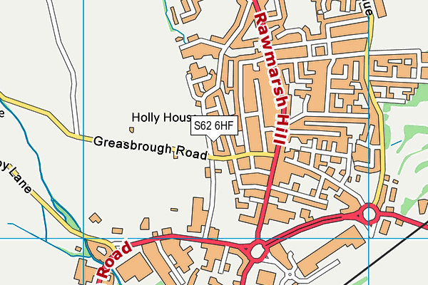 S62 6HF map - OS VectorMap District (Ordnance Survey) S62 6HF map - OS VectorMap District (Ordnance Survey)