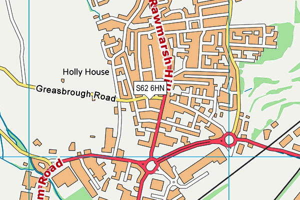 S62 6HN map - OS VectorMap District (Ordnance Survey) S62 6HN map - OS VectorMap District (Ordnance Survey)