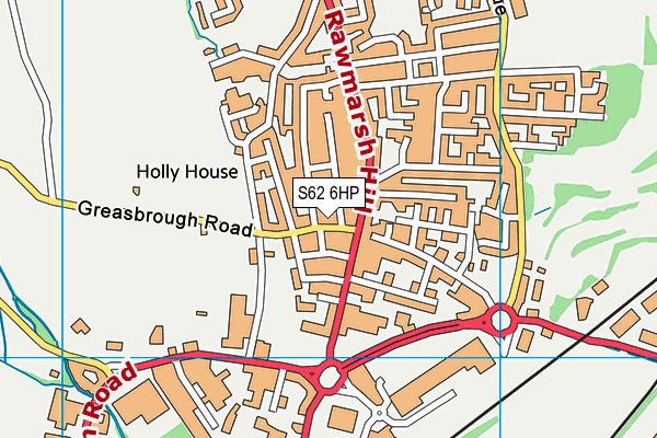 S62 6HP map - OS VectorMap District (Ordnance Survey) S62 6HP map - OS VectorMap District (Ordnance Survey)