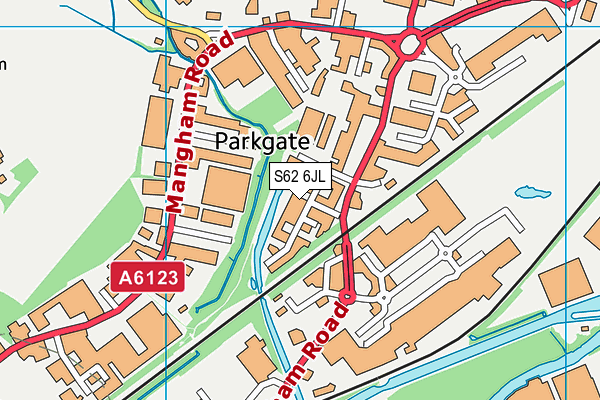 S62 6JL map - OS VectorMap District (Ordnance Survey) S62 6JL map - OS VectorMap District (Ordnance Survey)