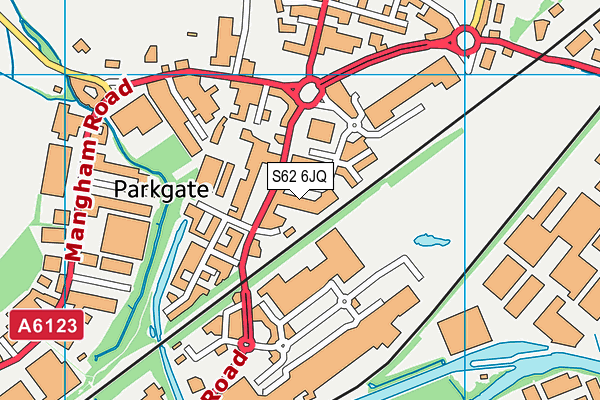 S62 6JQ map - OS VectorMap District (Ordnance Survey) S62 6JQ map - OS VectorMap District (Ordnance Survey)