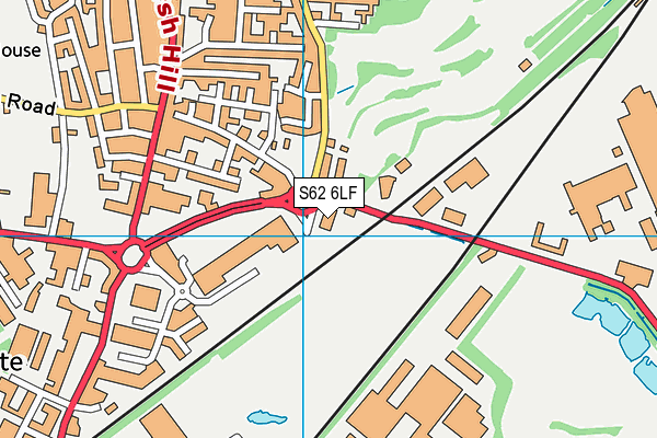 S62 6LF map - OS VectorMap District (Ordnance Survey) S62 6LF map - OS VectorMap District (Ordnance Survey)