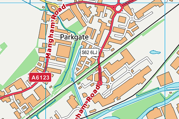 S62 6LJ map - OS VectorMap District (Ordnance Survey) S62 6LJ map - OS VectorMap District (Ordnance Survey)