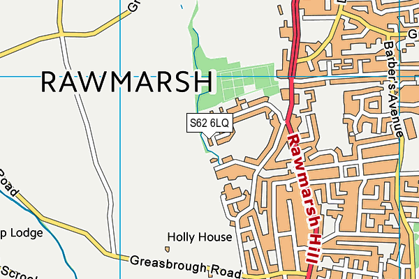 S62 6LQ map - OS VectorMap District (Ordnance Survey) S62 6LQ map - OS VectorMap District (Ordnance Survey)