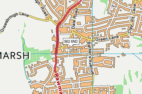 S62 6ND map - OS VectorMap District (Ordnance Survey) S62 6ND map - OS VectorMap District (Ordnance Survey)