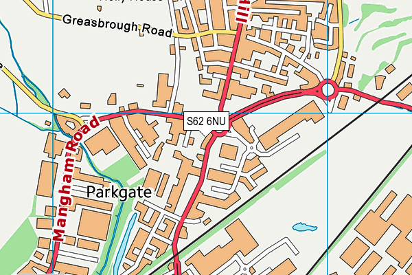 S62 6NU map - OS VectorMap District (Ordnance Survey) S62 6NU map - OS VectorMap District (Ordnance Survey)