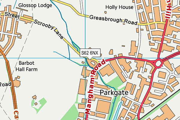 S62 6NX map - OS VectorMap District (Ordnance Survey) S62 6NX map - OS VectorMap District (Ordnance Survey)