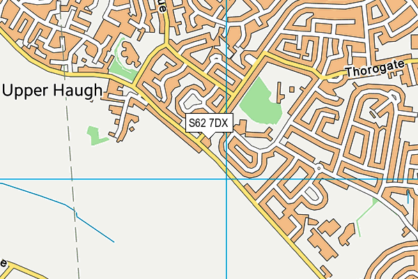 S62 7DX map - OS VectorMap District (Ordnance Survey) S62 7DX map - OS VectorMap District (Ordnance Survey)