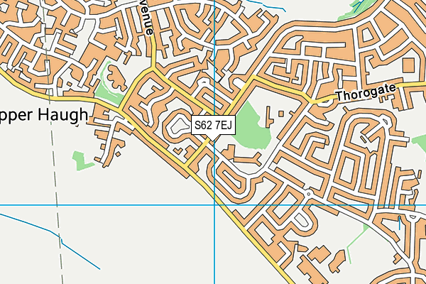 S62 7EJ map - OS VectorMap District (Ordnance Survey) S62 7EJ map - OS VectorMap District (Ordnance Survey)