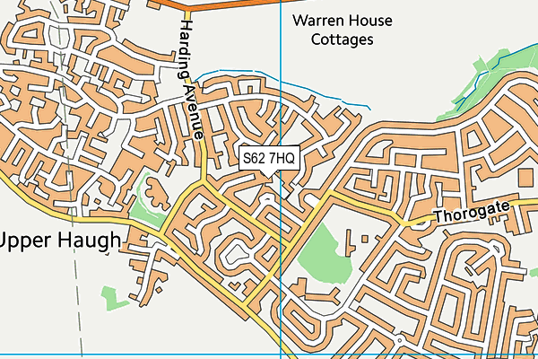 S62 7HQ map - OS VectorMap District (Ordnance Survey) S62 7HQ map - OS VectorMap District (Ordnance Survey)