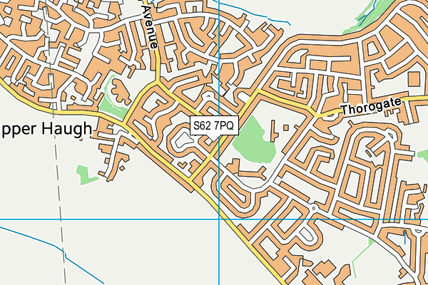 S62 7PQ map - OS VectorMap District (Ordnance Survey) S62 7PQ map - OS VectorMap District (Ordnance Survey)