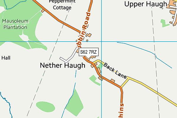 S62 7RZ map - OS VectorMap District (Ordnance Survey) S62 7RZ map - OS VectorMap District (Ordnance Survey)