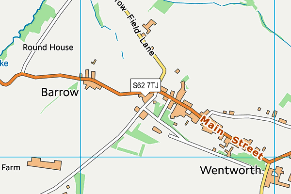 S62 7TJ map - OS VectorMap District (Ordnance Survey) S62 7TJ map - OS VectorMap District (Ordnance Survey)