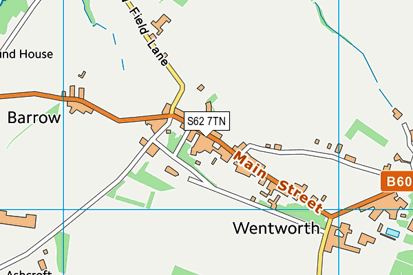 S62 7TN map - OS VectorMap District (Ordnance Survey) S62 7TN map - OS VectorMap District (Ordnance Survey)