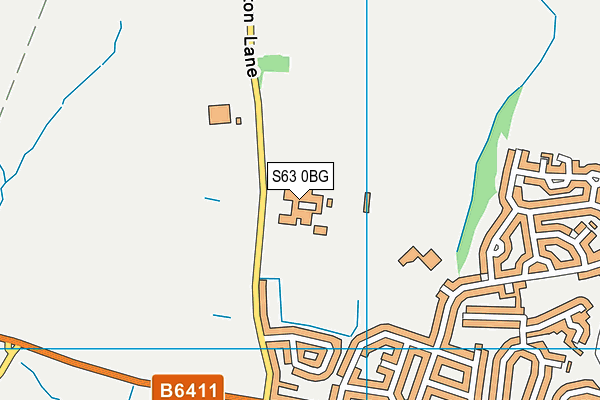 S63 0BG map - OS VectorMap District (Ordnance Survey) S63 0BG map - OS VectorMap District (Ordnance Survey)