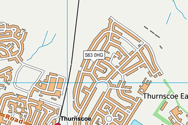 S63 0HG map - OS VectorMap District (Ordnance Survey) S63 0HG map - OS VectorMap District (Ordnance Survey)