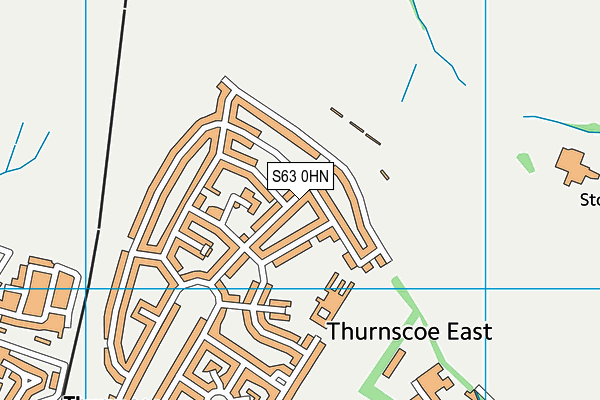 S63 0HN map - OS VectorMap District (Ordnance Survey) S63 0HN map - OS VectorMap District (Ordnance Survey)