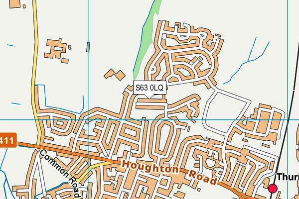 S63 0LQ map - OS VectorMap District (Ordnance Survey) S63 0LQ map - OS VectorMap District (Ordnance Survey)