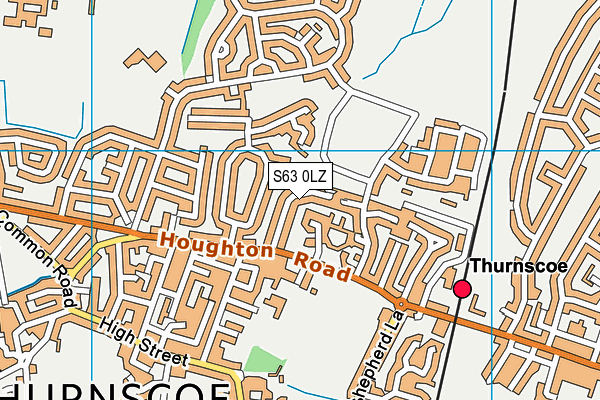S63 0LZ map - OS VectorMap District (Ordnance Survey) S63 0LZ map - OS VectorMap District (Ordnance Survey)