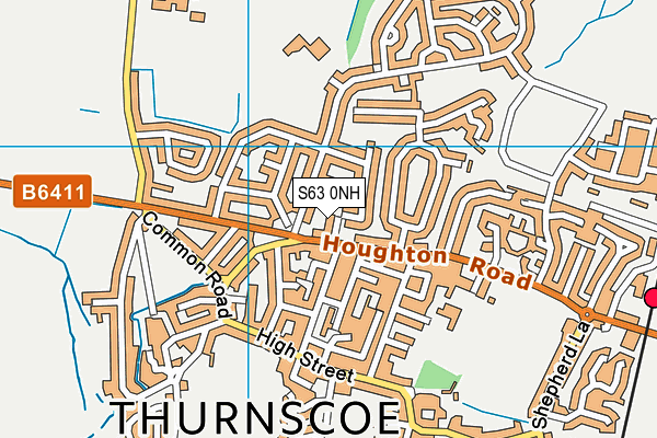 S63 0NH map - OS VectorMap District (Ordnance Survey) S63 0NH map - OS VectorMap District (Ordnance Survey)