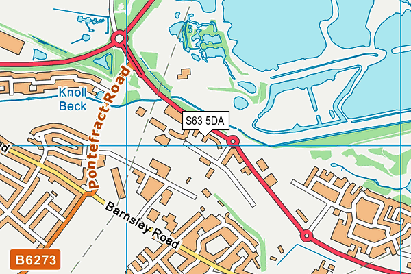 S63 5DA map - OS VectorMap District (Ordnance Survey) S63 5DA map - OS VectorMap District (Ordnance Survey)