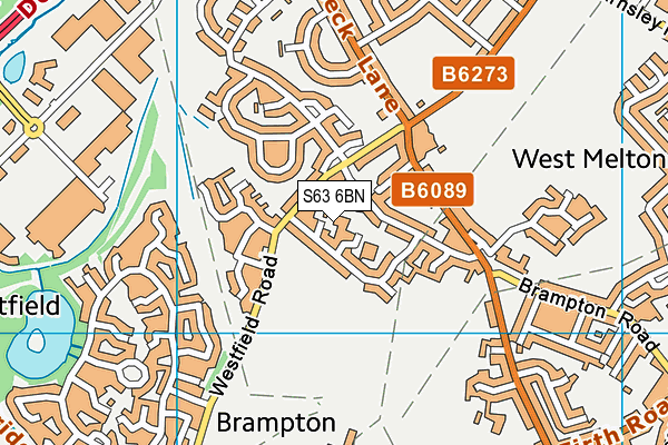 S63 6BN map - OS VectorMap District (Ordnance Survey) S63 6BN map - OS VectorMap District (Ordnance Survey)