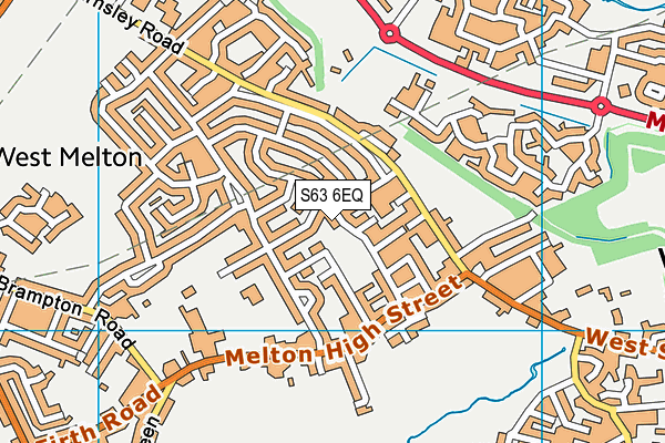 S63 6EQ map - OS VectorMap District (Ordnance Survey) S63 6EQ map - OS VectorMap District (Ordnance Survey)